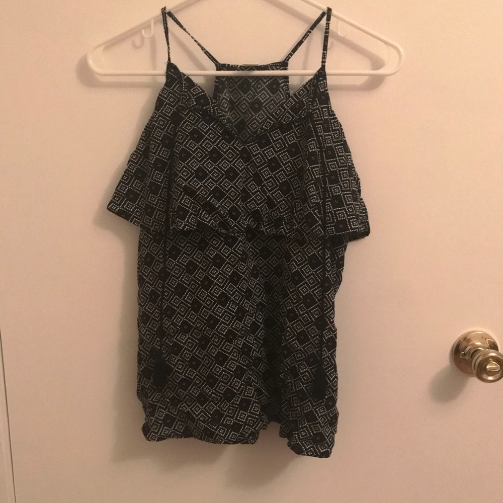 Tassle front womens tank